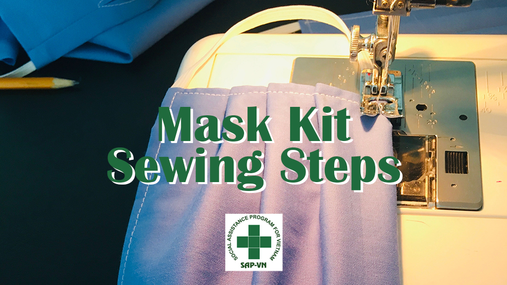 Face Mask Kit Sewing Steps