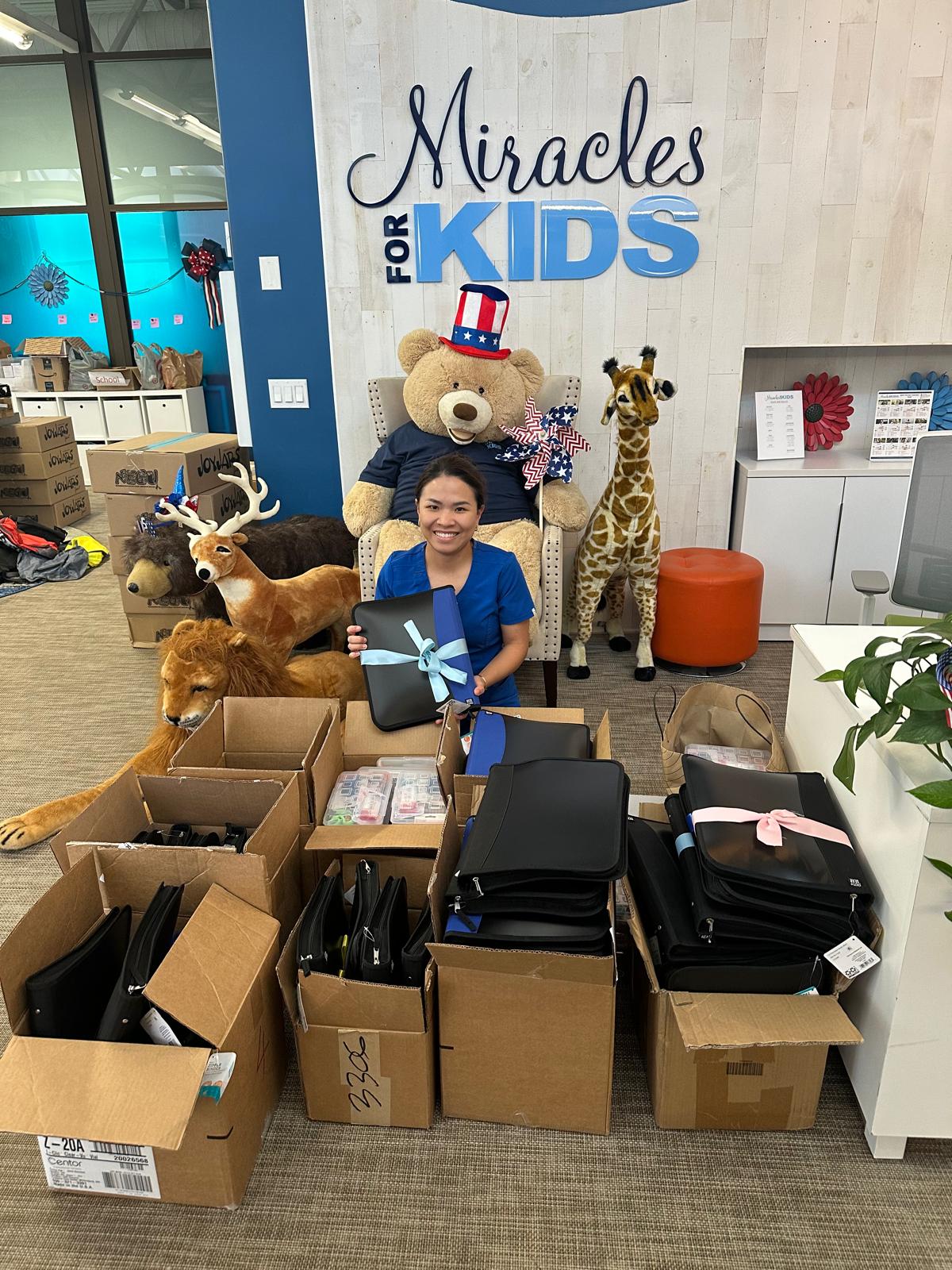 Miracles for Kids Back-to-School Kits 2024